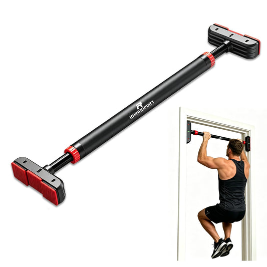 RHINOSPORT Pull Up Bar for Narrow Rental Door Frames, 70–92cm（27.5-36.2in）