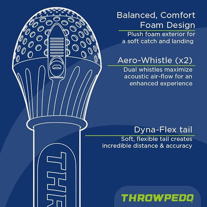 GETMOVIN SPORTS THROWPEDO - The Ultimate Long-Distance Underhand Throw and Catch Game with Self-Correcting Technology for Pinpoint Accuracy - Patent Pending