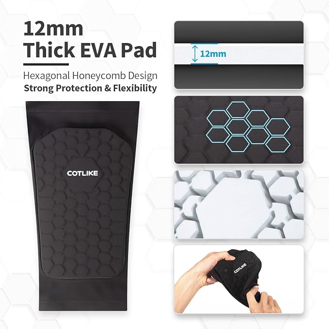 Soccer Shin Guards for Kids Youth Adults, Shin Guard Soccer Sleeves for 2-18 Years Old Boys Girls Men, Calf Compression Sleeve with Honeycomb Pads, Espinilleras de Futbol para Hombres