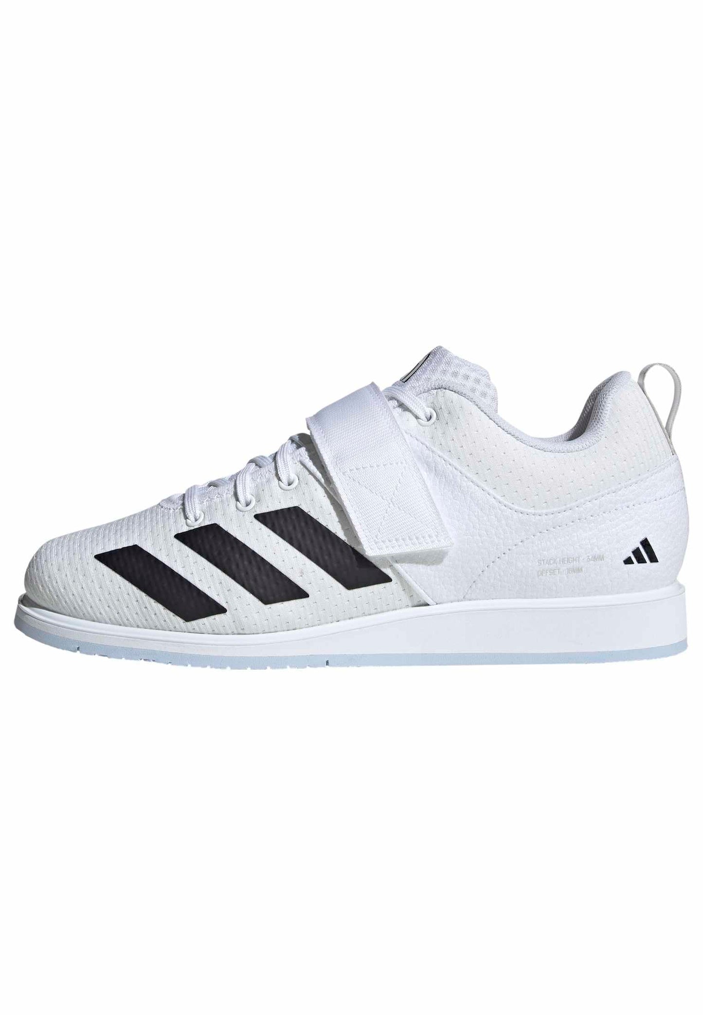 adidas Unisex-Adult Powerlift 5 Weightlifting, White/Black, 7