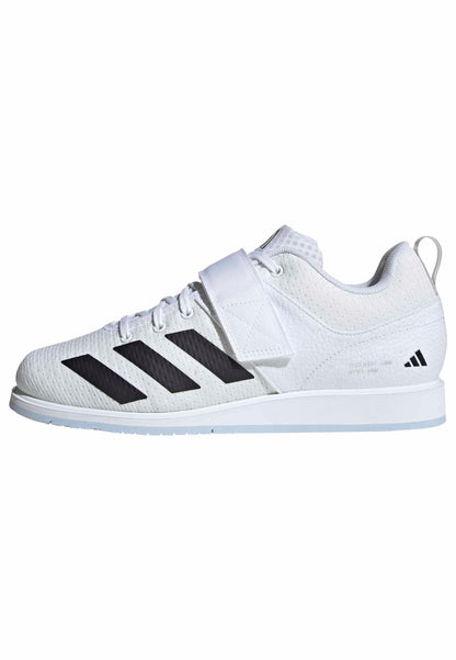 adidas Unisex-Adult Powerlift 5 Weightlifting, White/Black, 7