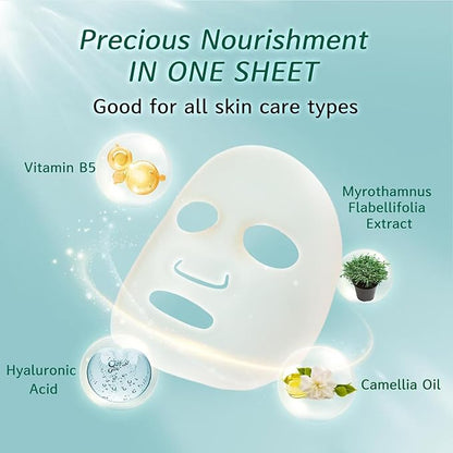 My Beauty Diary Rejuvenate Deep Hydration Mask, Moisturizing and Nourishing Facial Mask, Improve skin texture, Self Care Face Sheet Mask for Dry Skin and All Skin Types (5 pcs)