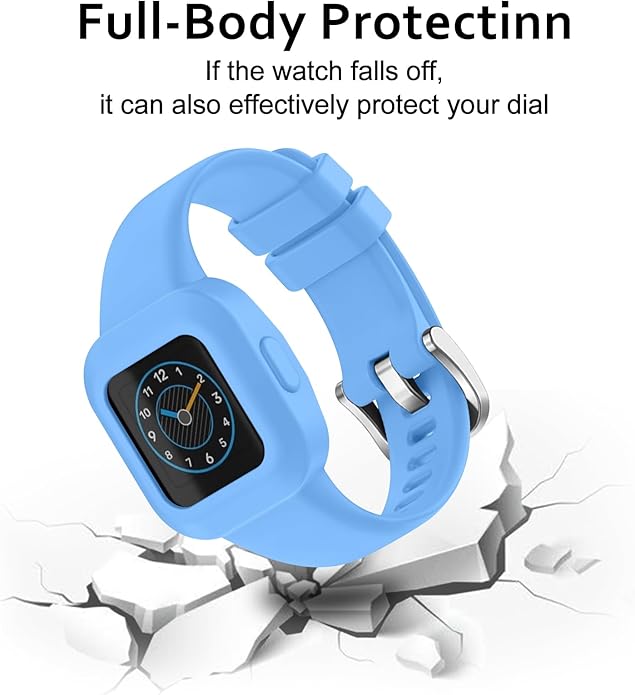 Meliya Silicone Band for Garmin Vivofit Jr 3 Bands, Soft Silicone Replacement Wristband Adjustable Sport Straps for Garmin Vivofit jr. 3