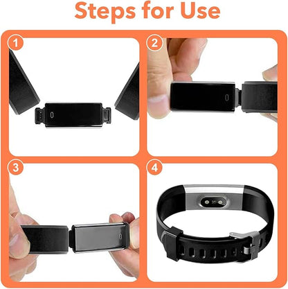 Watch Bands Replacement for ID115plus HR, Very Fit Pro Activity Fitness Tracker Wrist Bands Set, Multicolor Veryfitpro Smart Watch Strap Replacements