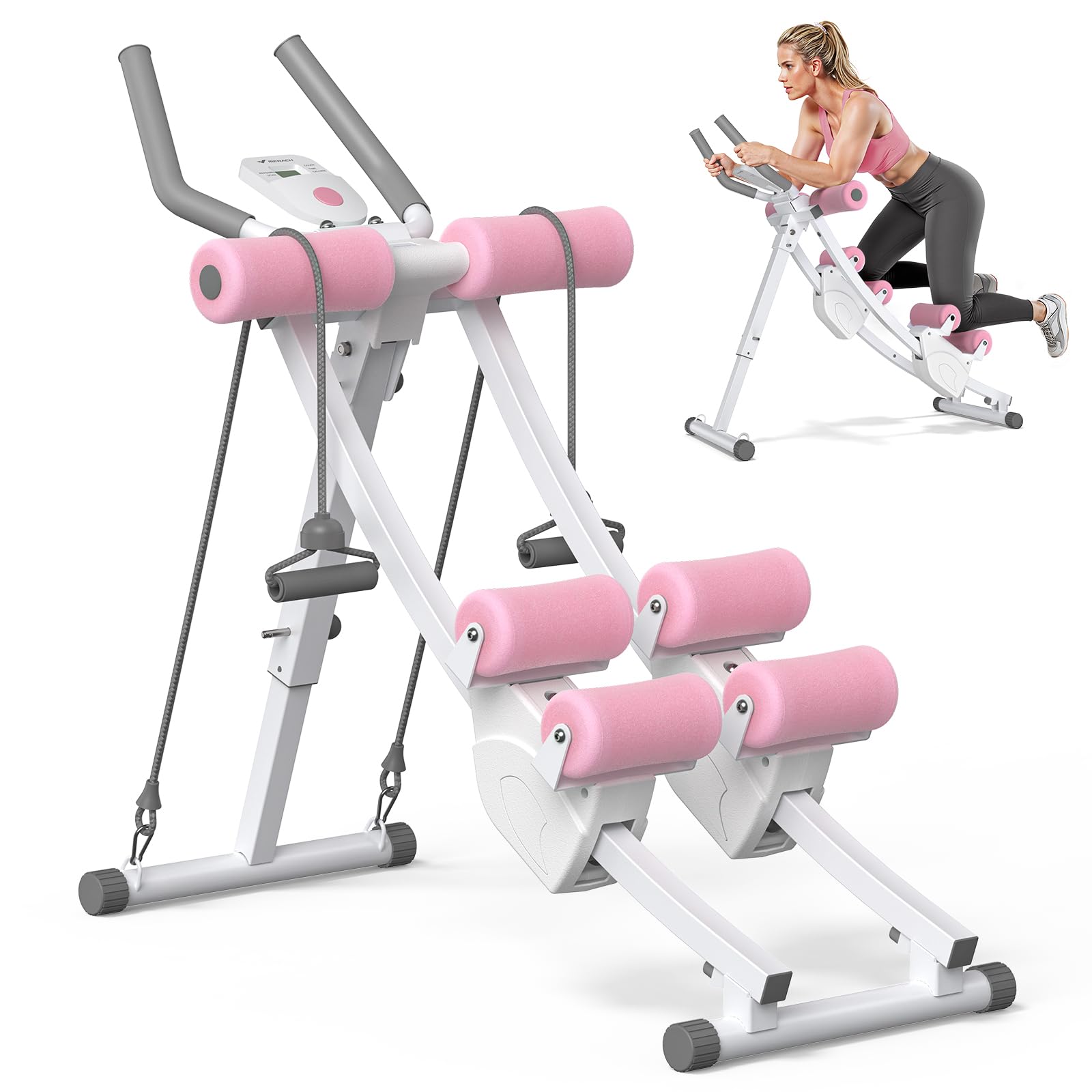MERACH Ab Machine, Adjustable Ab Trainer Machine, AB Workout Equipment