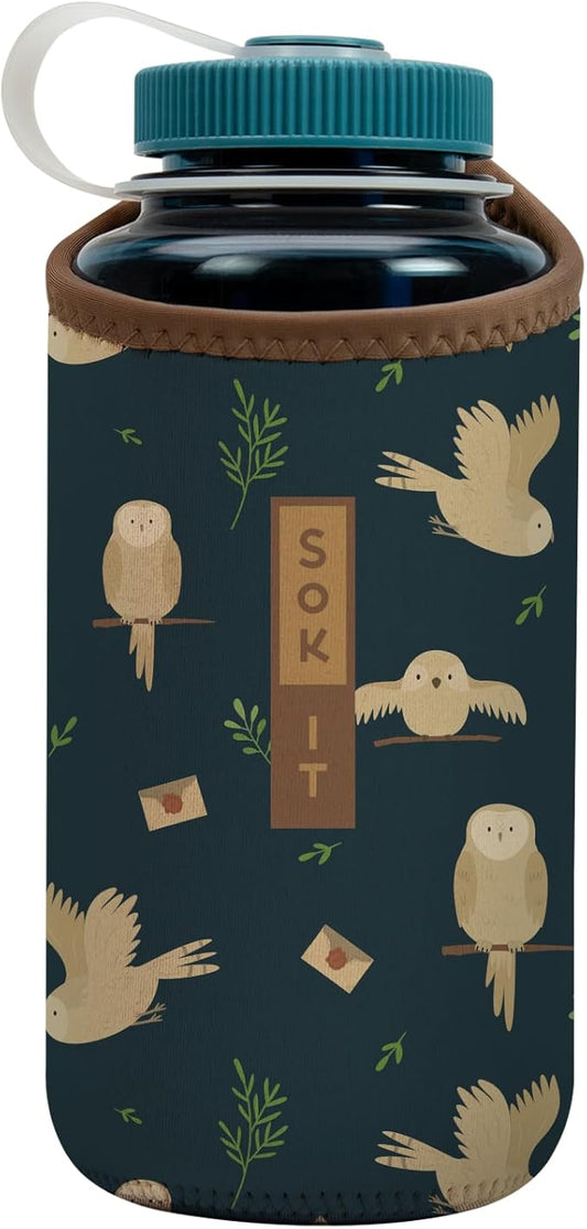 Sok It BotlSok Water Bottle Sleeve Insulated Neoprene Cover (Acceptance Letter, Fits 32oz Nalgene)