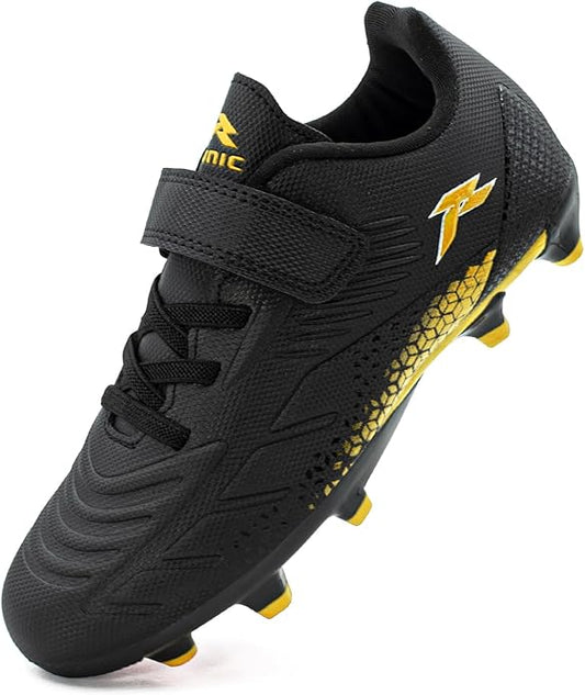 RUNIC Kids Soccer Cleats for Boys and Girls - Small and Big Kid Athletic Outdoor Football Shoes