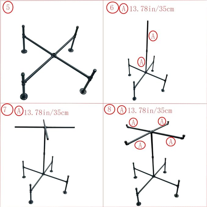 Free Standing Balance Ball Half Rack,Black Balance Ball Display Rack,Balance Board Half Rack Applicable to for Commercial Gyms, Home Gyms, and Studios