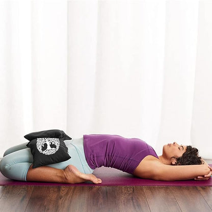 Yoga Sand Bag, Cotton Unfilled for Yogas, Weights & Resistance Training, Portable Weightlifting Sandbag