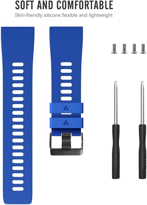 Compatible with Garmin Forerunner 35 Band,Solf Silicone Replacement Bands for Garmin Forerunner 35 Watch