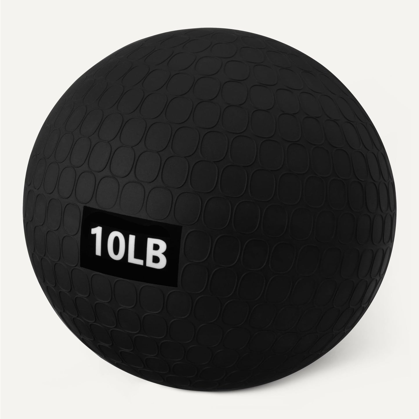 Amazon Basics Heavy-Duty Slam Medicine Ball for Exercise, Weighted Design, 10lb, Black