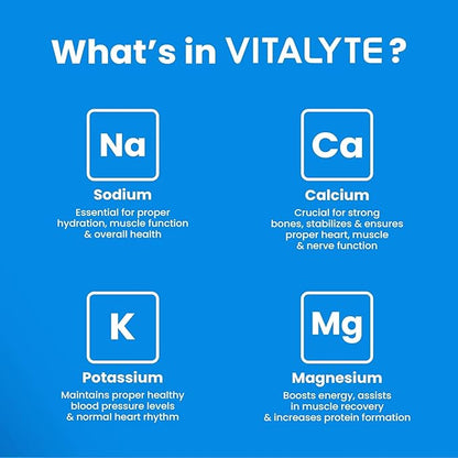 Vitalyte Electrolyte Powder Drink Mix, Isotonic Electrolyte Hydration Mix, Case Pack (6 Pack, Cool Citrus)