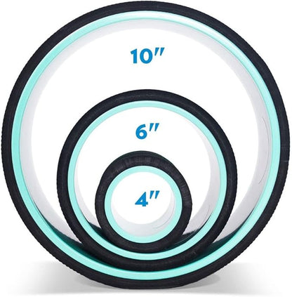 Chirp Wheel+ Foam Roller for Back Pain Relief, Muscle Therapy, and Deep Tissue Massage 6" and 12" Inch