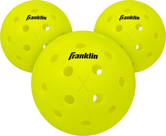 Franklin Sports X-40 Outdoor Pickleballs - Official Ball of USA Pickleball, APP Tour + US Open