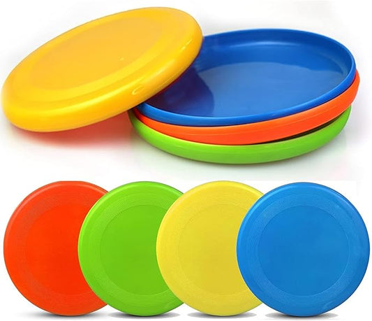 Sand Beach Toys, Jumbo 8" Flying Disc Toys For Kids Adults, Sport Yard Disc Toy For Outdoor Beach