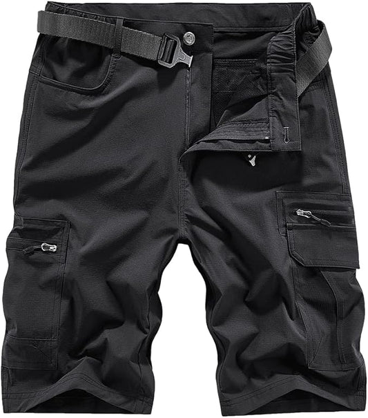 Quick Dry Hiking Shorts Men's Cargo Casual Outdoor 4-Way Stretchy Lightweight Summer Short with