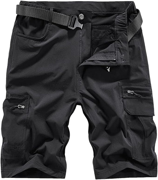 Quick Dry Hiking Shorts Men's Cargo Casual Outdoor 4-Way Stretchy Lightweight Summer Short with