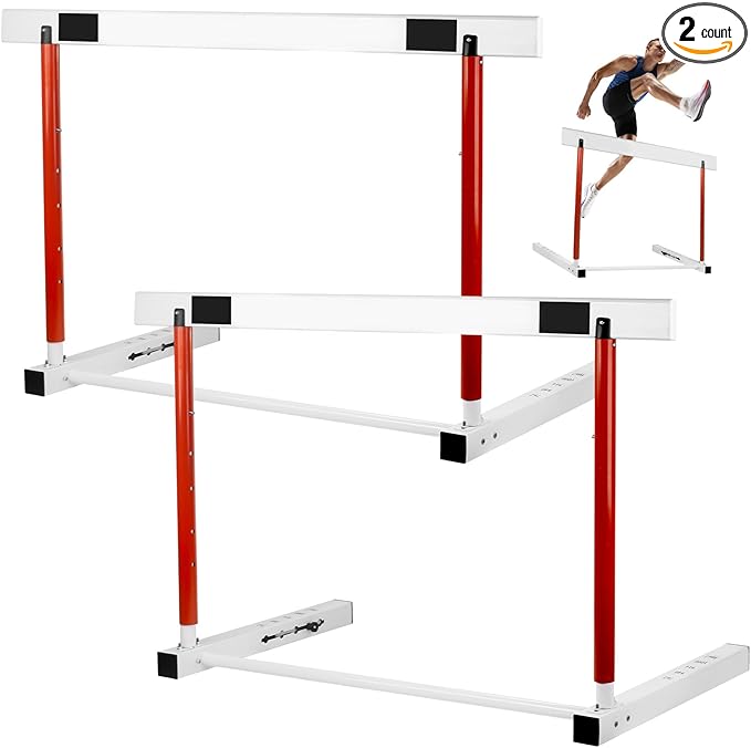 Adjustable Hurdle Training Hurdle Track and Field Equipment Professional Track and Field Hurdles with Counterweight for Personal Training Track and Field Competition