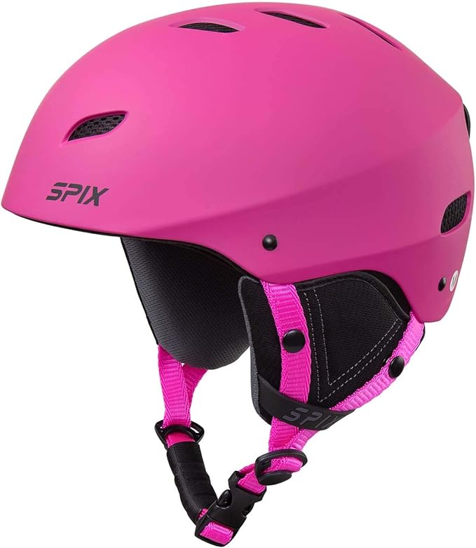 SPIX Ski Helmet Snowboard Helmet - ASTM Safety Standard Size Adjustable for Adults Youth Men and Women