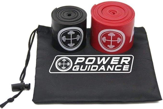 POWER GUIDANCE Muscle Floss Bands - Compression Bands - Mobility & Recovery Bands - for Improving Movement, Increasing Circulation & Reducing Soreness