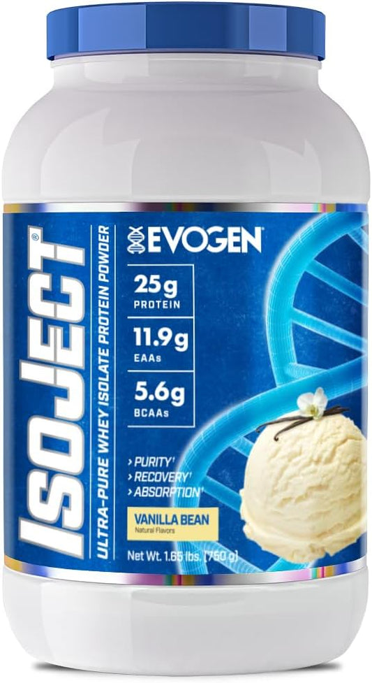Evogen Isoject - Whey Protein Isolate | Ultra-Pure Whey Protein Powder with Ignitor Enzymes, BCAAs
