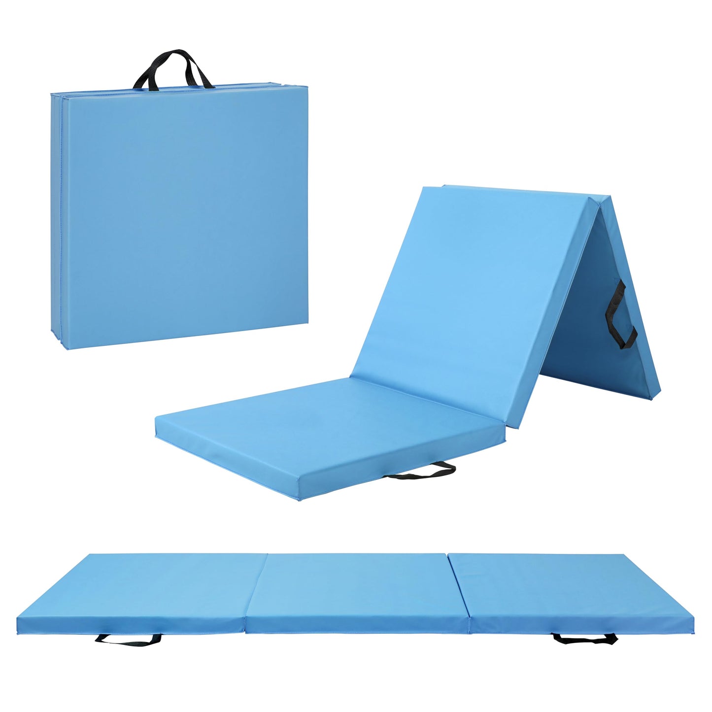 CAP Barbell Folding Exercise Mat – Durable, Anti-Tear, Thick Padding for Fitness, Aerobics