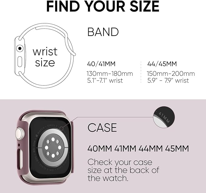 Compatible for Apple Watch Series 11 10 Band 42mm and Case with Screen Protector, Soft Silicone Sport Strap Bands and Protective Cover with Tempered Glass for iWatch Series 11 10