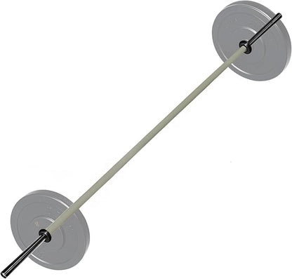 Tribe WOD Olympus Barbell Bar & Weight Bar - Durable, Bend-proof for Men and Women, Multipurpose Cerakote Weightlifting and Powerlifting Barbell for Home and Gym - Maximum Training Adaptability