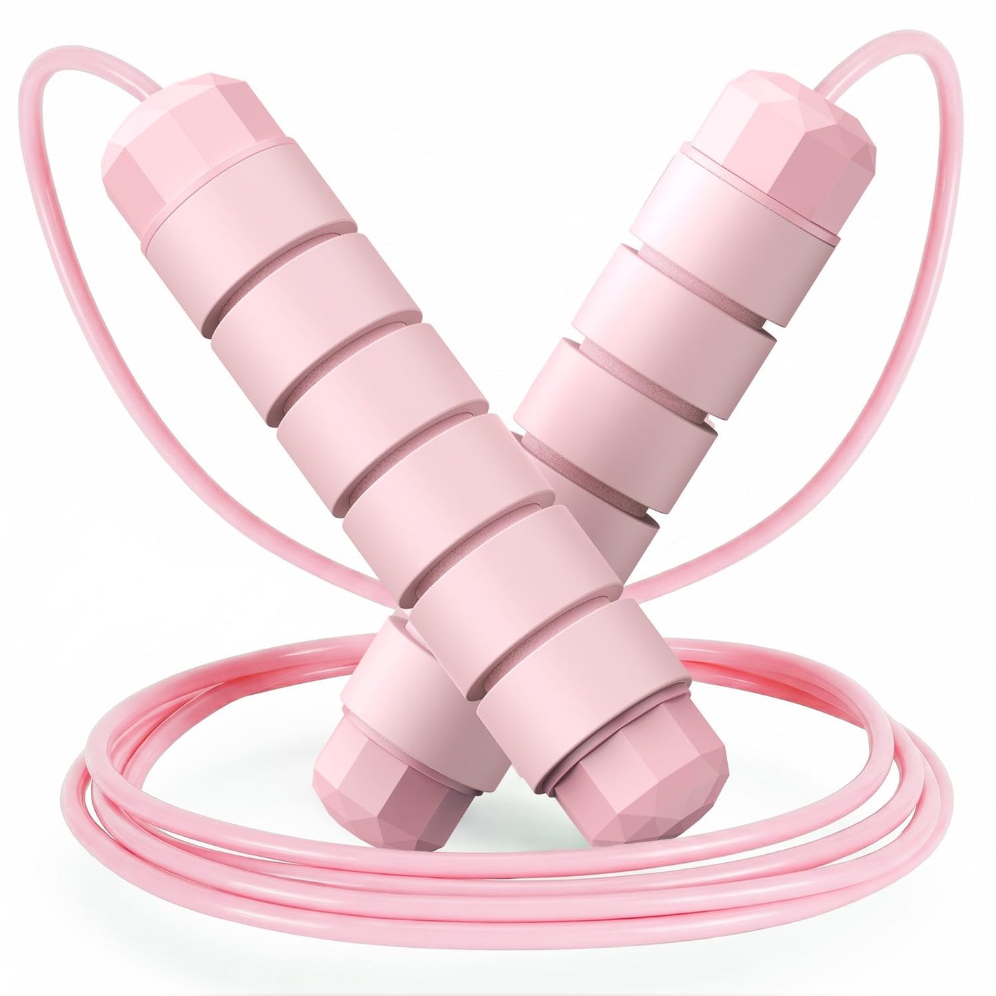 Jump Rope, Tangle-Free Rapid Speed Jumping Rope Cable with Ball Bearings for Women, Men, and Kids