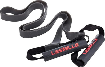 Les Mills™ SMARTBAND Extreme™ Workouts Bands with Handles for Women and Men, Resistance Bands for Working Out, Stretch Bands for Exercise at Home