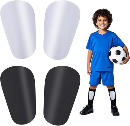 2 Pairs Mini Shin Guards Youth Soccer Tiny Shin Protective Pads Small Shin Guards Miniature Shin Pads Professional Protection for Soccer Players Kids Teenagers