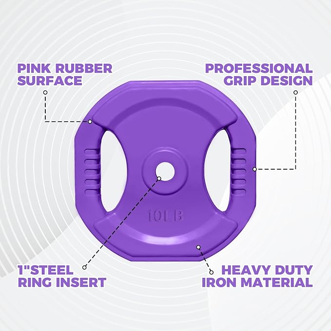 RitFit Adjustable Barbell Weight Set for Weightlifting and Strength Training in Home&Gym