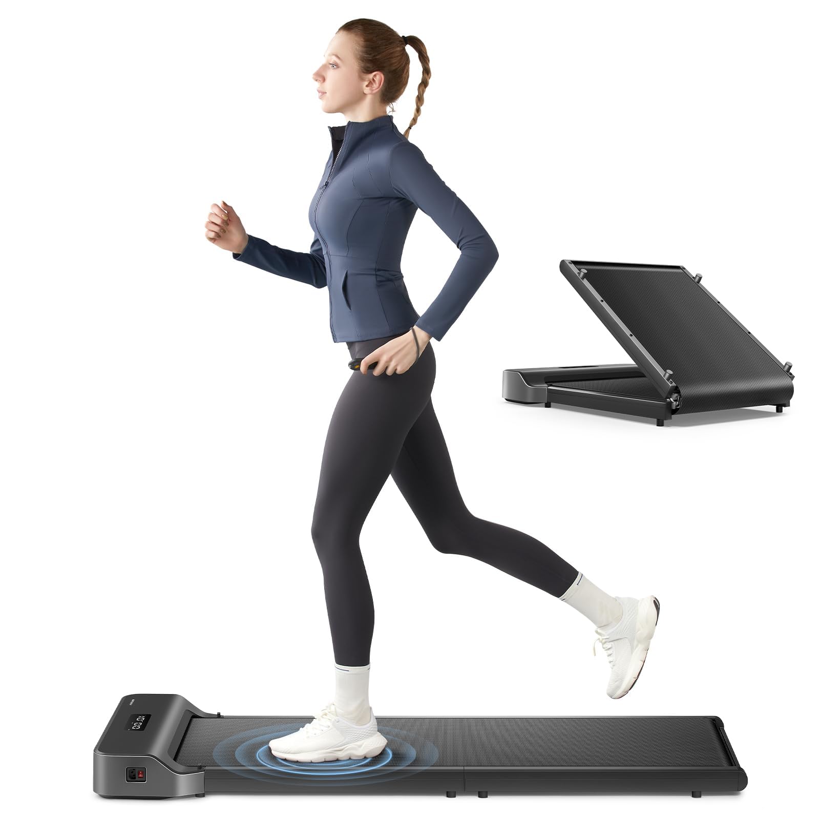 WalkingPad Z1 Foldable Walking Pad Treadmill, Under Desk Compact Design