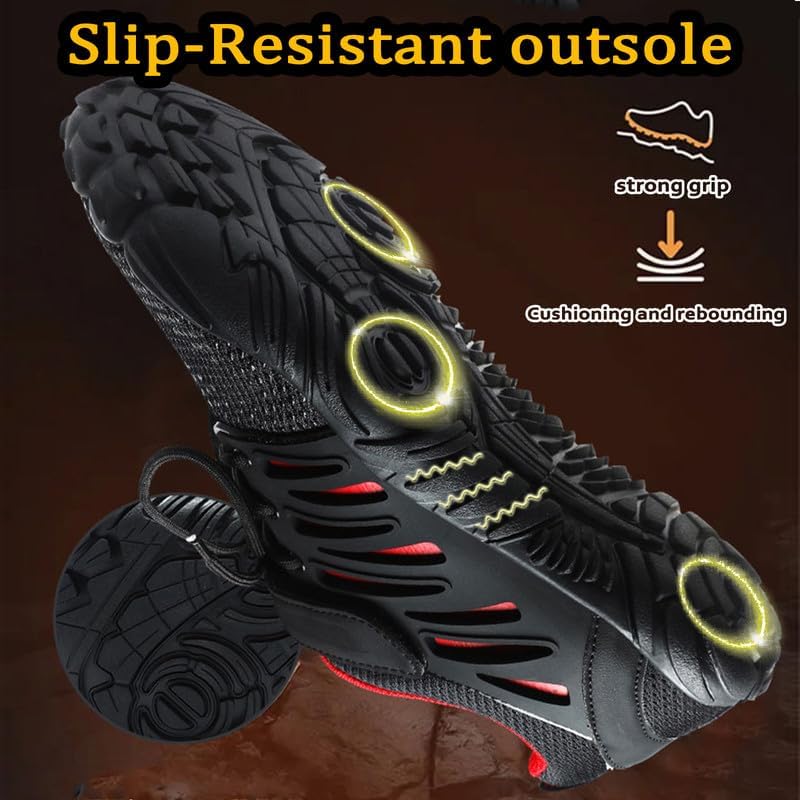 MIFAWA Barefoot Shoes Men Wide Toe Box Zero Drop Water Shoes Men for Gym Workout Minimalist