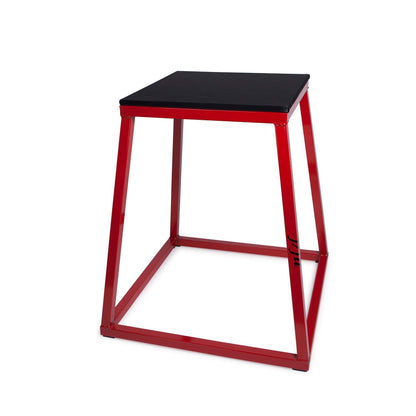 JFIT Plyometric Jump Box - Commercial Grade Steel - 18" Height (Single Plyo Box)