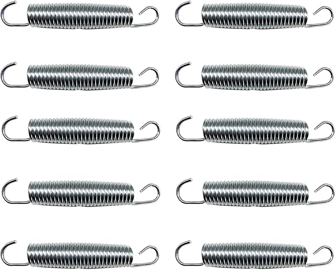 50 Pack Trampoline Springs 5.5” Heavy Duty Galvanized Steel Replacement Trampoline Parts Springs with T Hook,Trampoline Accessories
