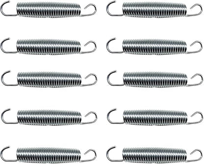 50 Pack Trampoline Springs 5.5” Heavy Duty Galvanized Steel Replacement Trampoline Parts Springs with T Hook,Trampoline Accessories