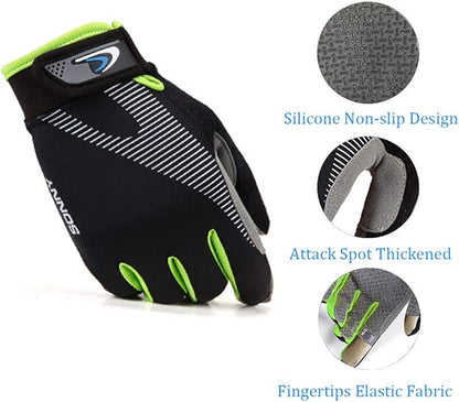 Ultimate Flying disc Gloves Ultimate Grip and Disc Gloves Breathable Non-Slip Sport Cycling Golf Glove, Improve Throws & Catches 1 Pair