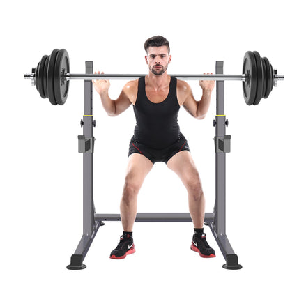 K KiNGKANG Squat Rack, 600lbs Adjustable Barbell Rack for Home Gym