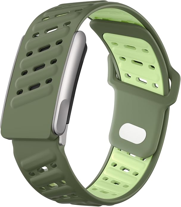 VeveXiao Rugged Comfort Silicone Wristband Compatible with WHOOP 5 | Whoop MG Band, Durable Soft Silicone Sports Loop Replacement Bands for Men Women with Metal Frame Connector