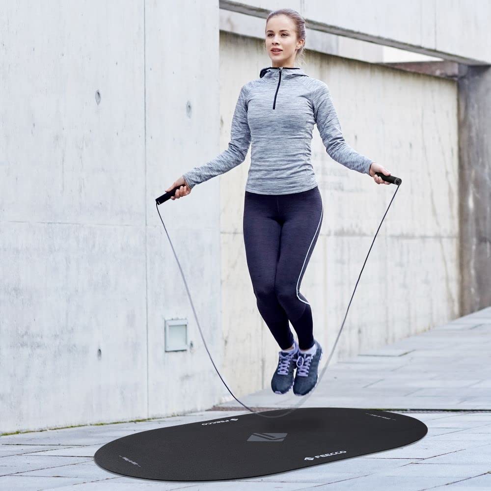 Jump Rope Mat, Large Jump Rope Pad for Indoor Floor and Outdoor Concrete