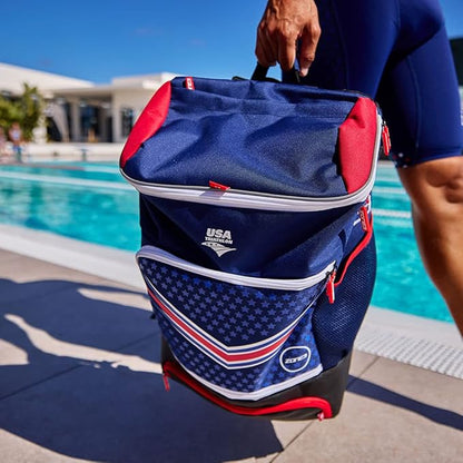 ZONE3 Triathlon Transition Bag Tri Backpack For Swimming Running Cycling Gym