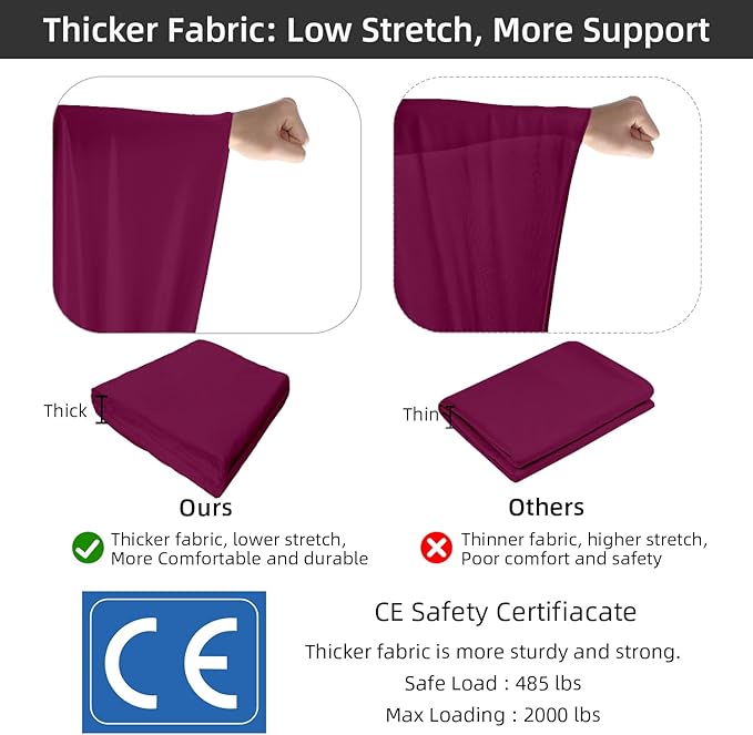 PRIOR FITNESS Aerial Silks Set, Professional Thicker Low Stretch Fabric 9/15/20 Yards Aerial Silk Swing Set with Hardware Guide, Yoga Starter Kit For Home, Aerial Yoga Hammock, Silks for Gymnastics, Antigravity Yoga, Inversion Exercise-All Levels