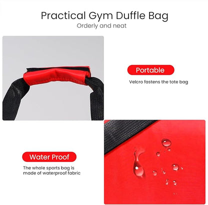 C&F BOGMOST Small Gym Bag for Travel & Duffel - 20 Inch Lightweight Carry On Bag for Men & Women, Mini Duffel Bag,Perfect for Sports, Weekend Trips, and Overnight Stays, Red