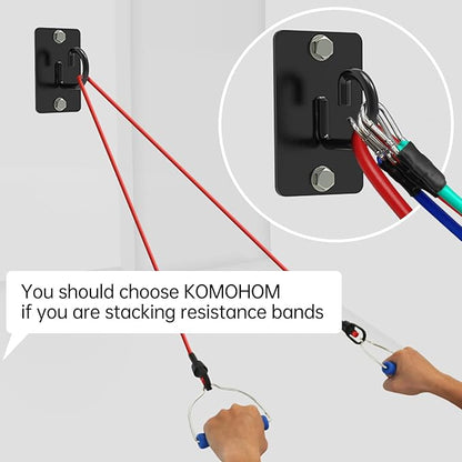 (3PCS) Wall Mount Workout Anchors,Resistance Band Wall Anchor,Space Saving Wall Mount Workout Anchors for Home Gym Workouts，Body Weight Straps, Suspension Training, Exercise,Stretching,Yoga