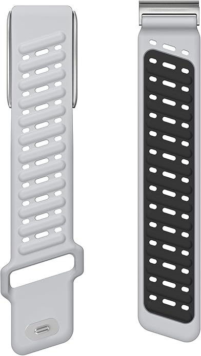 VeveXiao Rugged Comfort Silicone Wristband Compatible with WHOOP 5 | Whoop MG Band, Durable Soft Silicone Sports Loop Replacement Bands for Men Women with Metal Frame Connector