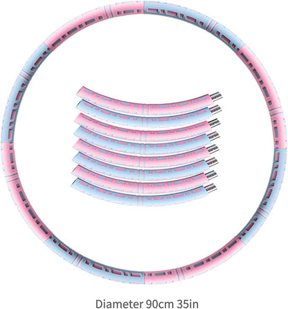 Yoga Set 4 in 1 Yoga Equipment Set. Anti-Burst and Slip Resistant Yoga Ball. Leg Stretcher Strap for Pilates. Free Weight Hula Hoop for Workout. Figure 8 Fitness Resistance Band