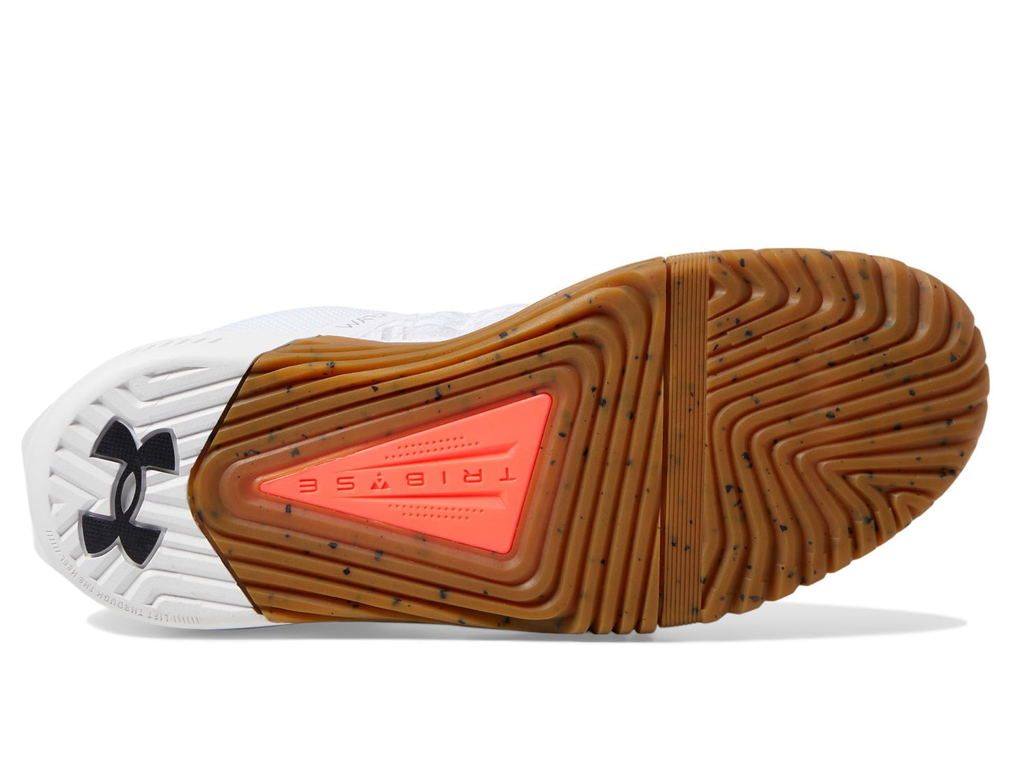 Under Armour TriBase Reign 6 White/Distant Gray/Black 13 D (M)