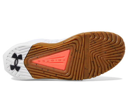 Under Armour TriBase Reign 6 White/Distant Gray/Black 13 D (M)
