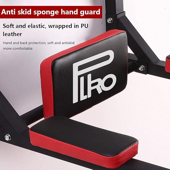 PLKO Wall Mount Pull Up Bar Wall Mounted Body Press Pull Up Bar Gym Chin-Up for Upper Body Workout